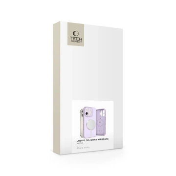 Etui Tech-Protect Liquid Silicone MagSafe iPhone 16 Pro Mauve