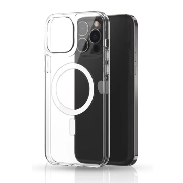 Kingxbar PQY Crystal Series Magnetic Case For iPhone 13 Case Transparent Cover (MagSafe Compatible)