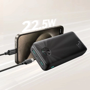 Joyroom 20000 mAh USB-C USB-A Powerbank 22,5 W – Schwarz