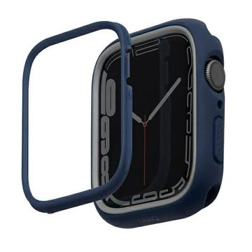 Ochranné puzdro UNIQ Moduo pre Apple Watch Series 4/5/6/7/8/SE 44/45 mm modro-šedá/modro-šedá