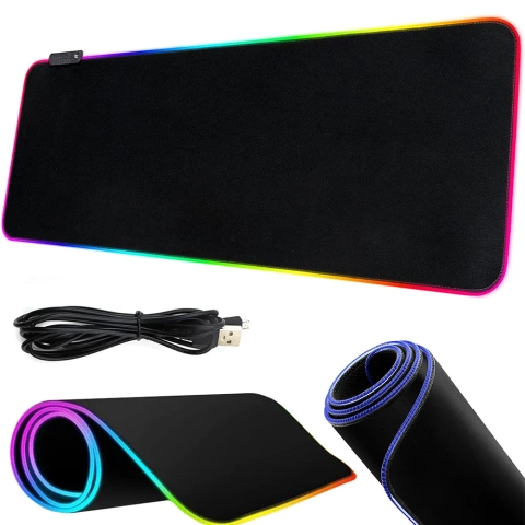 Illuminated gaming mouse pad led xxl