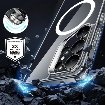 Etui für Samsung Galaxy S25 Ultra Clear ESR Classic Hybrid HaloLock MagSafe