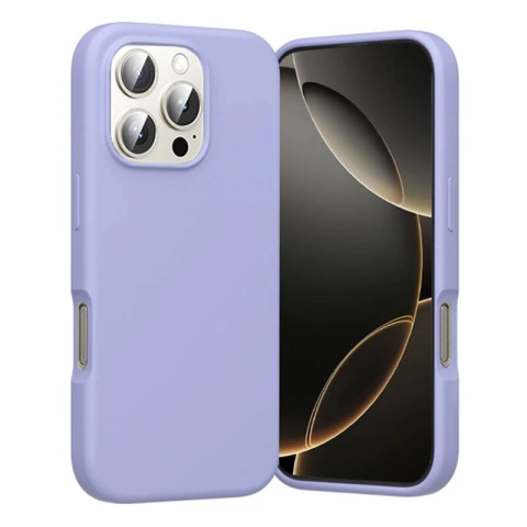 Etui ochronne do iPhone 16 Pro Max Vention MagSafe silikon liliowe fioletowe