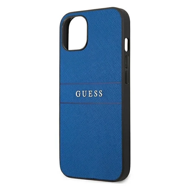 Etui Guess GUHCP13SPSASBBL do iPhone 13 mini 5,4" Saffiano Strap