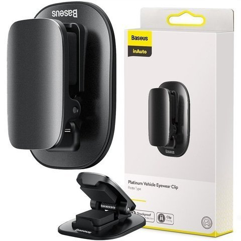 Baseus car holder glasses clip self-adhesive black