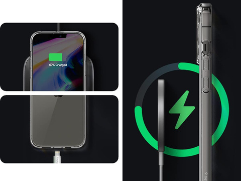 Etui Obudowa Hülle Spigen Ultra Hybrid für Apple iPhone 13 Pro Crystal Clear