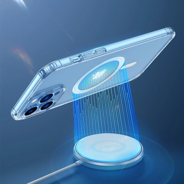 Dux Ducis Clin Magnethülle für iPhone 14 Pro kompatibel mit MagSafe transparent