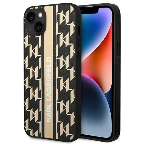 Etui Karl Lagerfeld KLHCP14MPGKLSKW do iPhone 14 Plus 6,7" hardcase Monogram Stripe