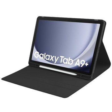 Pouzdro na klávesnici pro Samsung Galaxy Tab A9 Plus 2023 11" (X210/X215/X216) Magnetická Bluetooth klávesnice Alogy Black Glass
