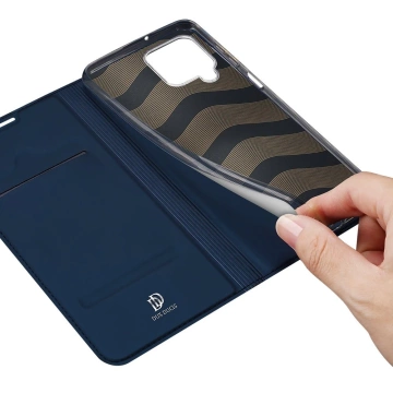Dux Ducis Skin Pro holster cover with flip cover for Samsung Galaxy A22 4G blue