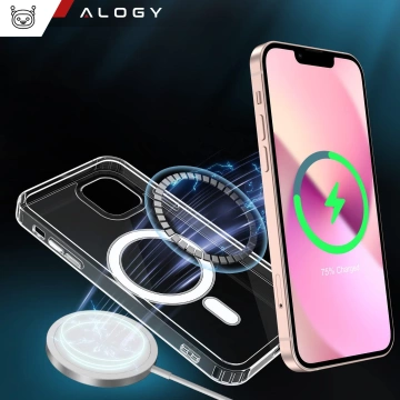 MagSafe Alogy Ultra Slim Mag Case для iPhone 12 / Pro Qi Chargers Прозорий