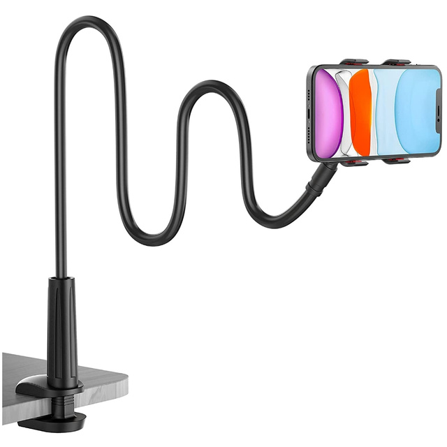 Alogy Flex Holder s Desktop Clip Flexibilný statív Univerzálny držiak na telefón / čierny