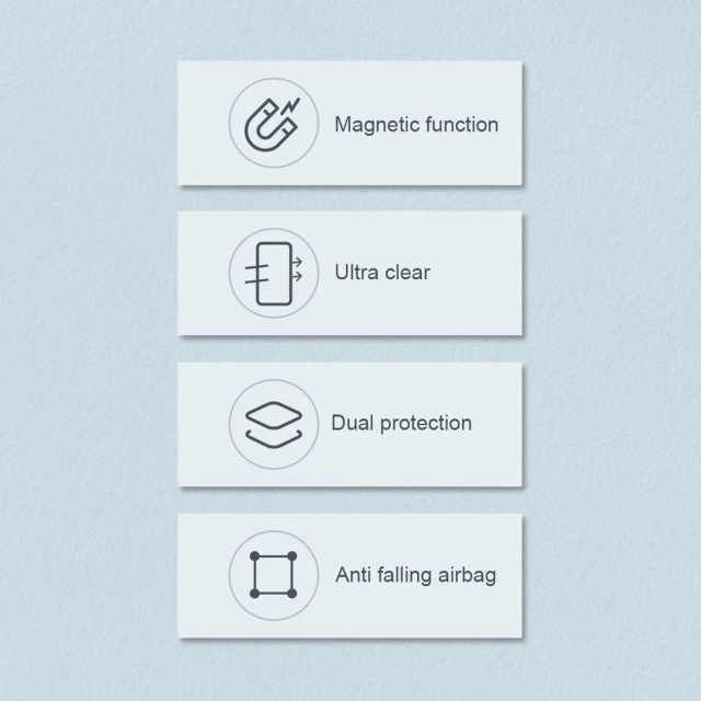 Pancerne etui z MagSafe Nillkin Nature Pro do iPhone 15 Plus - niebieskie