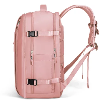 Водонепроникний рюкзак Bange для ноутбука 15.6", city traveler, 45х30х16 см, для роботи, літака, чоловічий, жіночий, з USB портом Чорний