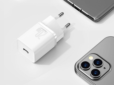 Зарядний пристрій Baseus Super Si Quick Charger 1C 20W White
