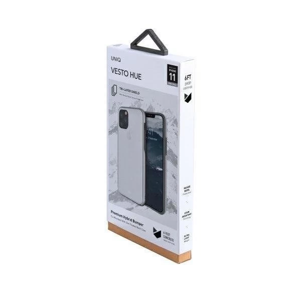 UNIQ puzdro Vesto Hue iPhone 11 Pro Max strieborné / strieborné