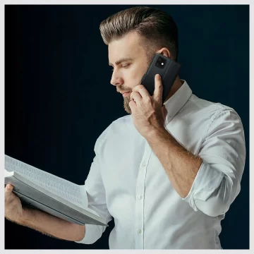 Peněženka pro Samsung Galaxy A35 5G Brown