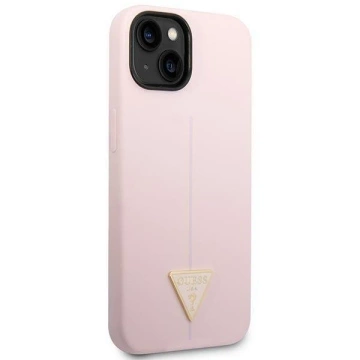 Чохол для телефону Guess для iPhone 14 6.1" purple/purple hardcase Silicone Triangle