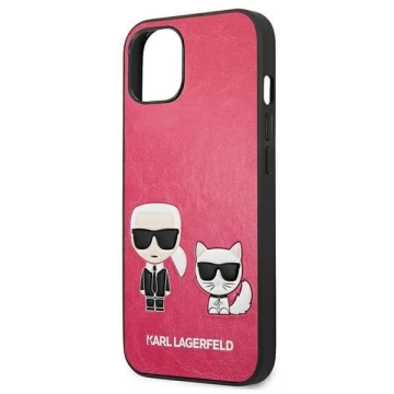 Karl Lagerfeld KLHCP13SPCUSKCP iPhone 13 mini 5,4" pevný fuksja/fuchsiový obal Ikonik Karl