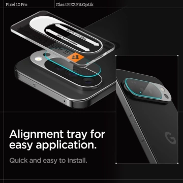 Osłona Aparatu Spigen Optik Glas.TR Camera Protector 2-Pack Google Pixel 10 Pro Crystal Clear