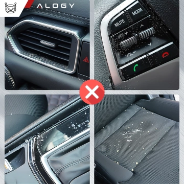 Щітка для авто з кришкою Alogy Cleaning Car Brush