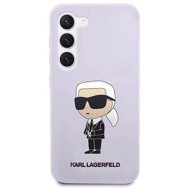 Силіконовий чохол Etui Karl Lagerfeld KLHCS23MSNIKBCU для Samsung Galaxy S23 Plus S916 Silicone Ikonik