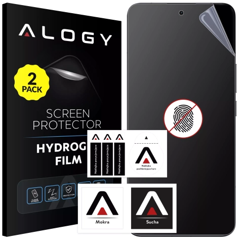 2x Folia "MATOWA" do Xiaomi 14 Ultra Hydrożelowa Alogy HydroSkin Matte Pro™ na ekran do etui "BEZ ODCISKU PALCÓW"