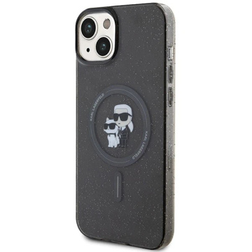 Karl Lagerfeld KLHMP15SHGKCNOK case for iPhone 15 6.1" black/black hardcase Karl