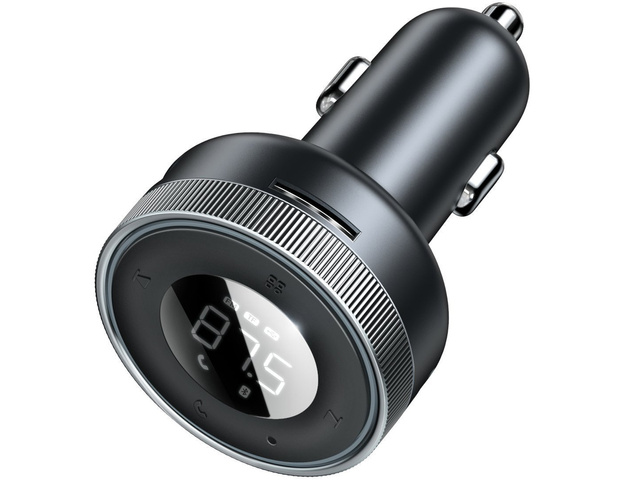 Car charger FM transmitter Baseus Enjoy Car Charger 3.4A Black