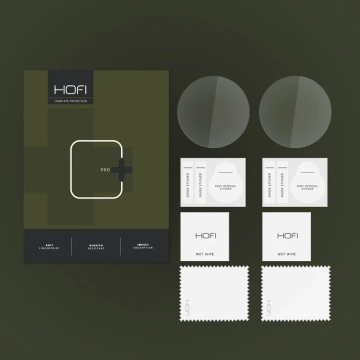 Hofi Glass Pro 2er-Pack gehärtetes Glas für Huawei Watch GT 4 (46 mm), klar