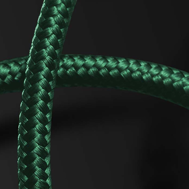 Кабель Baseus Display Fast Charging USB-A до USB-C 66 Вт довжиною 2 м, дисплей 2 м зелений