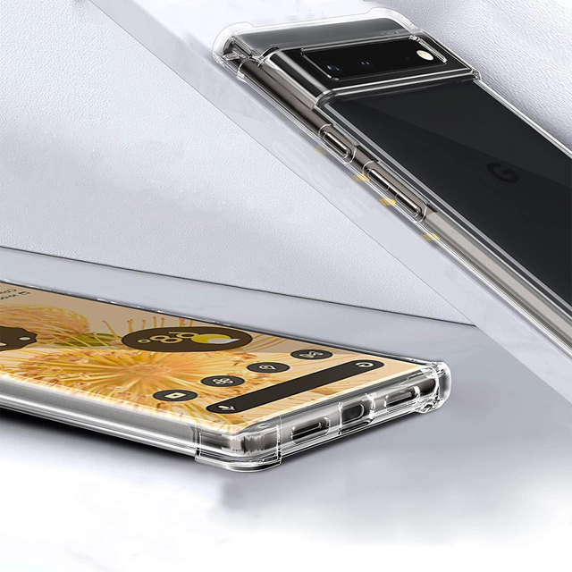Silikónové puzdro ShockProof Alogy pre Google Pixel 6 Transparent