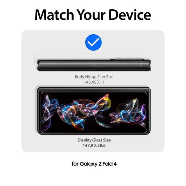 Whitestone Dome Glass 2-balenie tvrdeného skla pre Samsung Galaxy Z Fold 4