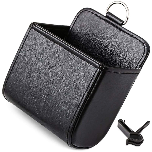 Car grill organizer holder car grille hook box Alogy Car Air Vent Black