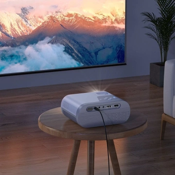 Projektor HOCO HD Ready DT2 bílý, Android, Wi-Fi, Bluetooth, 720P