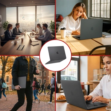 HUB splitter Alogy Adaptér pro počítačový notebook s USB-C na 3x USB-A 2.0 1x USB-A 3.0 šedý