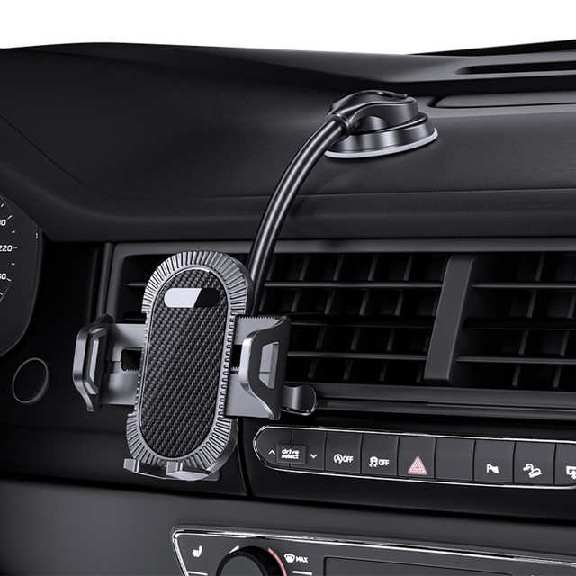 Uchwyt samochodowy Holder do auta na telefon na deskę kokpit szybę Czarny