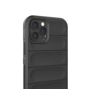 Чохол Magic Shield Case для iPhone 12 Pro еластичний броньований чохол бордовий