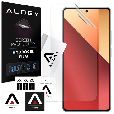 Hydrogélová fólia pre Xiaomi Redmi Note 13 Pro/Poco X6 Pro Ochranná fólia na displej telefónu Alogy Hydrogélová fólia