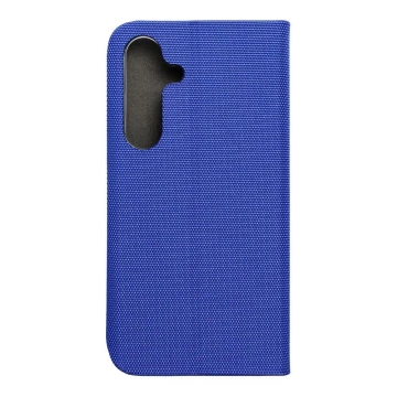 SENSITIVE Book Case for Samsung Galaxy S25 Blue Stand 360