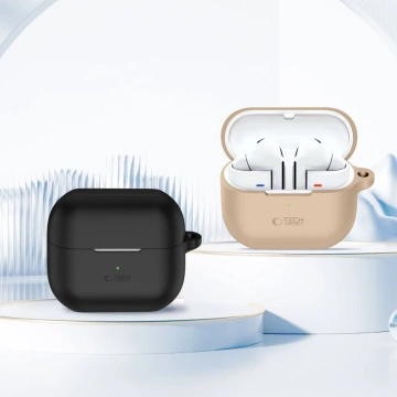 Silikonové ochranné pouzdro s háčkem pro Samsung Galaxy Buds 3 / 3 Pro Black