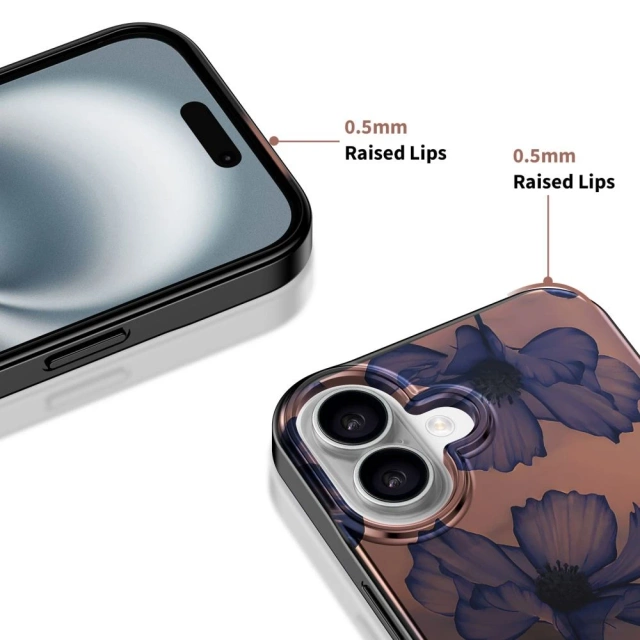 Etui Ochronne do iPhone 16 Tech-Protect Lamano MagSafe Velvet Night