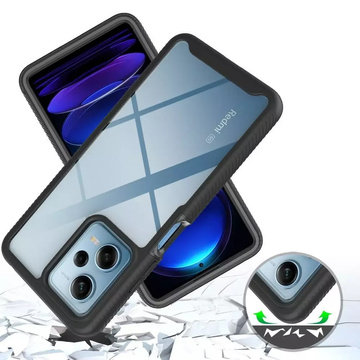 Ochranný kryt na telefon Defense360 pro Xiaomi Redmi Note 12 Pro 5G / POCO X5 Pro 5G černý