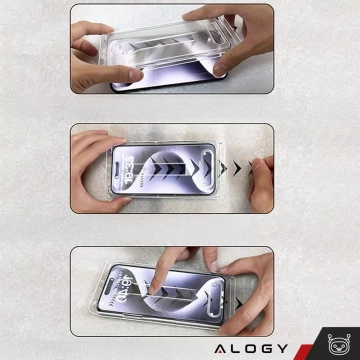 Tvrdené sklo na ochranu displeja Apple iPhone 16 9H Alogy Heavy Pro™️