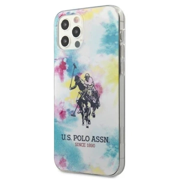 Etui na telefon US Polo USHCP12LPCUSML do Apple iPhone 12 Pro Max multicolor Tie & Dye Collection