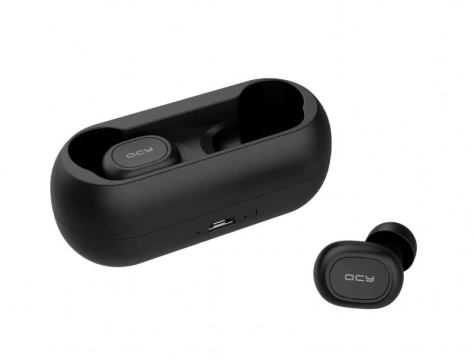 TWS QCY T1C headphones (black)