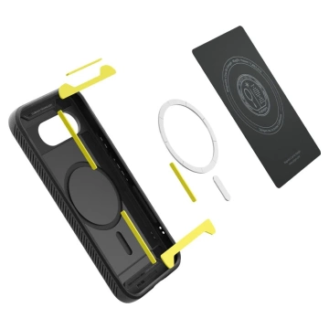 Puzdro Spear Rugged Armor MagSafe čierne pre Google Pixel 9a