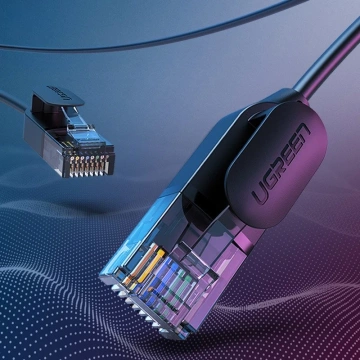Cable UGREEN Ethernet patch cord RJ45 Cat 6A UTP 1000Mbps 2 m black (70334)