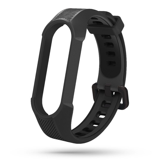 Armor Sport Band pro Xiaomi Mi Smart Band 5/6/6 NFC / 7 Black