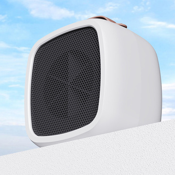 Elektroheizung Farelka Heizlüfter Mini 500W Heizung Schreibtischheizung für Alogy weiß